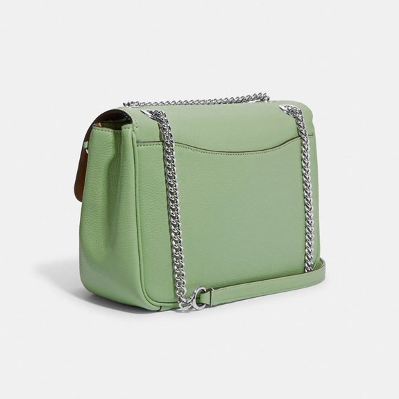 NWT - COACH Klare Crossbody 25 - CC353 Silver/Pale Pistachio - Picture 6 of 16